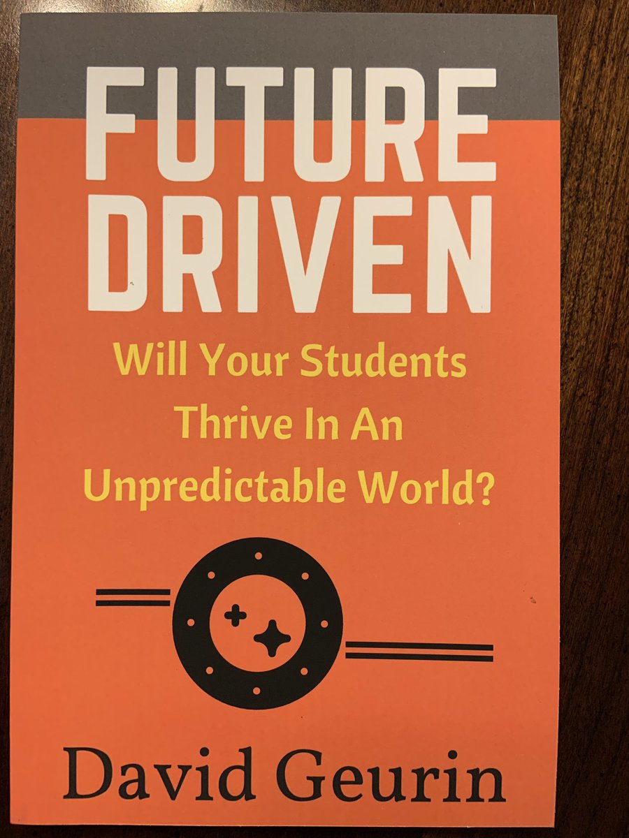 I really enjoyed getting to meet @DavidGeurin today at #CFISDRRR !
Great session! Great quote, “Learning is for life, not just the next grade level.”   Thank you @DavidGeurin for signing my book! #FutureDriven #CFISDSpirit