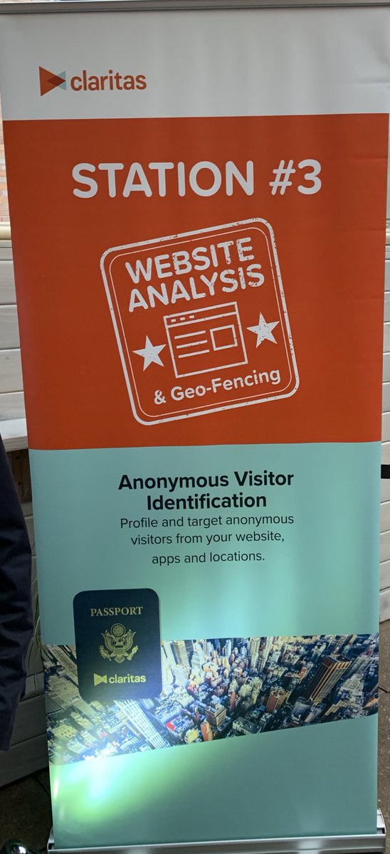 MichaelGSchmitz's tweet photo. Want to know what’s happening on your website? @Claritas2_0 can help you out at station 3! #PTS2019 https://t.co/XvWehytD6O