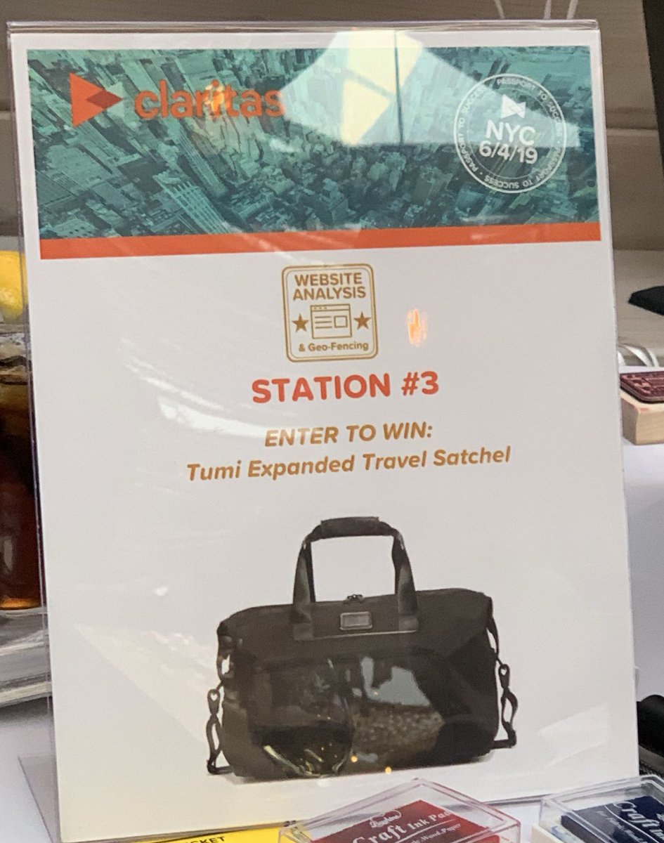 MichaelGSchmitz's tweet photo. Want to know what’s happening on your website? @Claritas2_0 can help you out at station 3! #PTS2019 https://t.co/XvWehytD6O