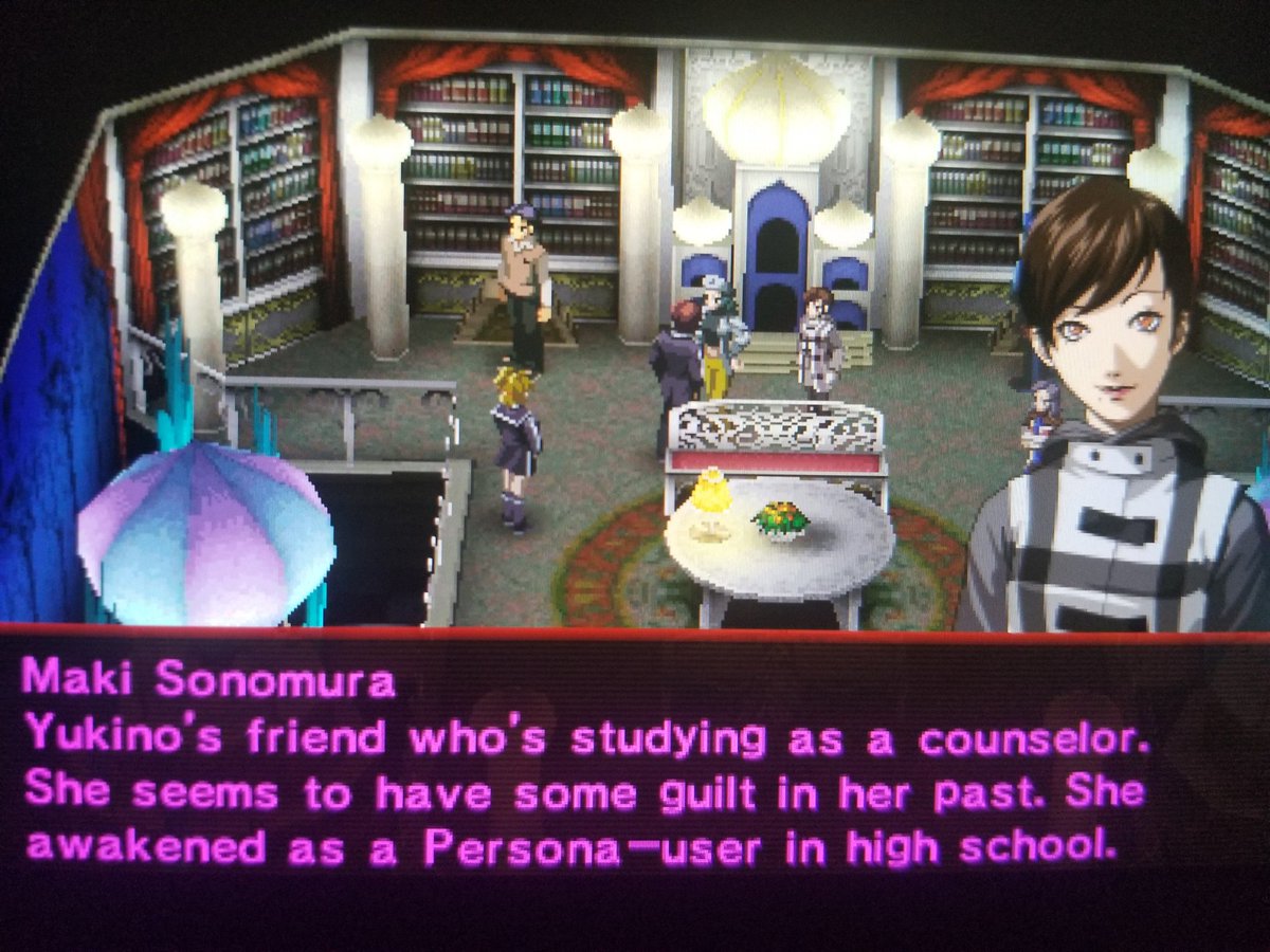 Jazzy Jefferson Today S Birthday Is Maki Sonomura From Revelations Persona In Innocent Sin She Works At A Psychotherapy Center To Help People After The Events Of P1 Seeing This Character