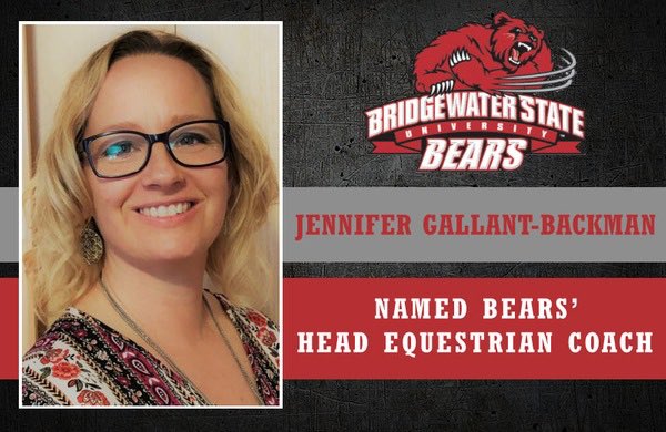 Congratulations to our new Equestrian Head Coach, Jennifer Gallant-Backman. Welcome to the BEARS family, Coach🚨🐻‼️