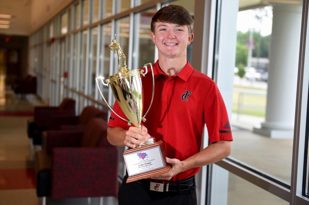 FoxCreek_Sports's tweet photo. Fox Creek’s Colin Trahan Named Augusta Chronicle’s Area Boys Golfer of the Year @FoxCreekHSGolf @actrahan1 https://t.co/sTERWHOEjI https://t.co/6QlB30D7kJ