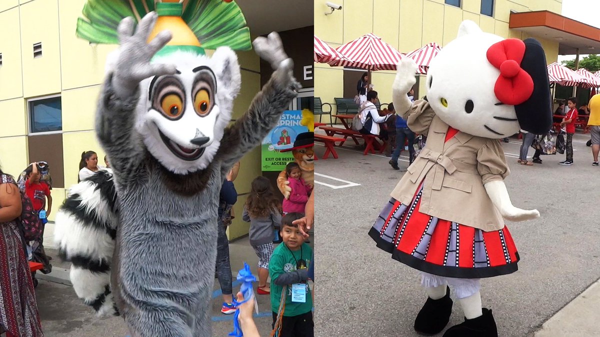 laughingplace's tweet photo. New video: #ChristmasInSpring community outreach event by @UniStudios Hollywood  https://t.co/XQT8ONAD9V https://t.co/l1ILAOjogJ