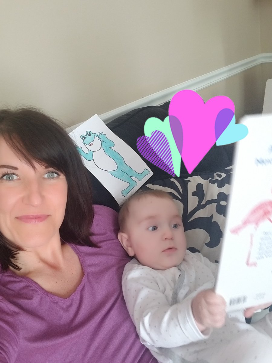 Flat Morty enjoyed an Eric Carle book with Teta and Luka today! #MortyReads @MortonPRIDE