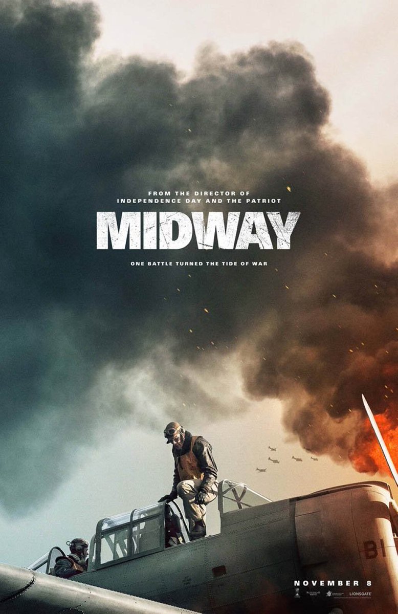 映画情報 オスカーノユクエ インデペンデンス デイ のローランド エメリッヒ監督新作 Midway ポスターが解禁 第二次大戦中のミッドウェー海戦を描くスペクタクル映画で パトリック ウィルソン ルーク エヴァンス ウディ ハレルソンらが出演
