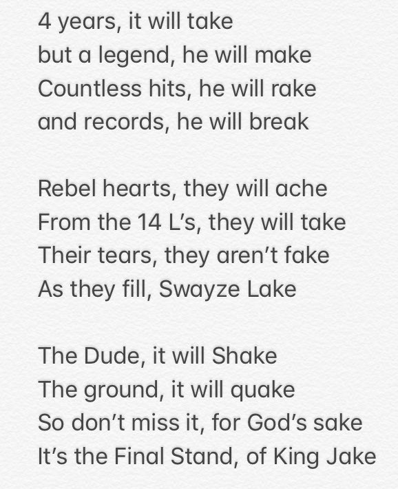 Don’t miss it. 

#HailState
#KingJake