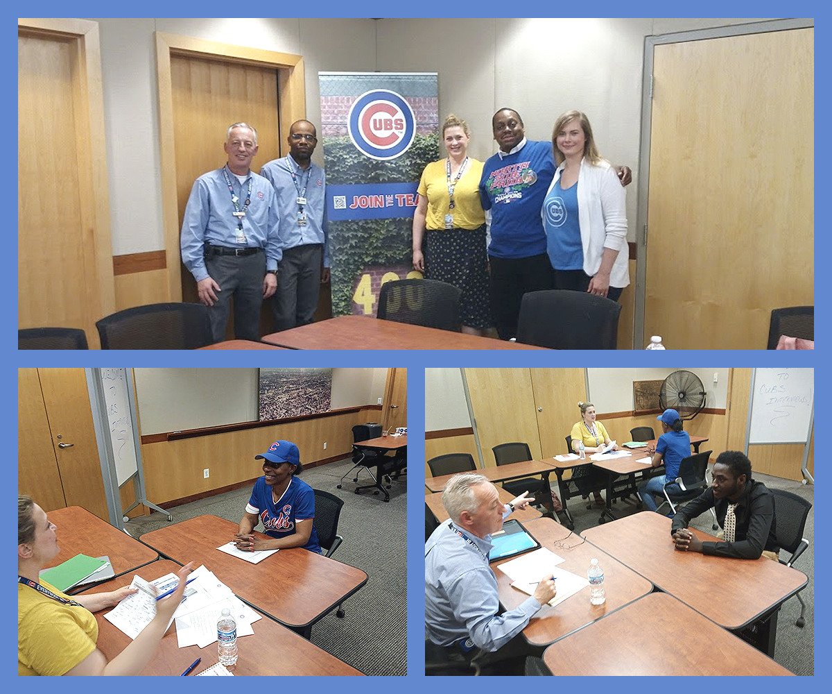NLEN_Jobs's tweet photo. In partnership with the Chicago @Cubs, our Business Solutions Team was able to hit a home run with our most recent hiring!
Thank you to the Chicago @Cubs for coming out to meet & interview some of our world-class clients.
#NLEN #ProgressMakers https://t.co/02PYUQ3p2d