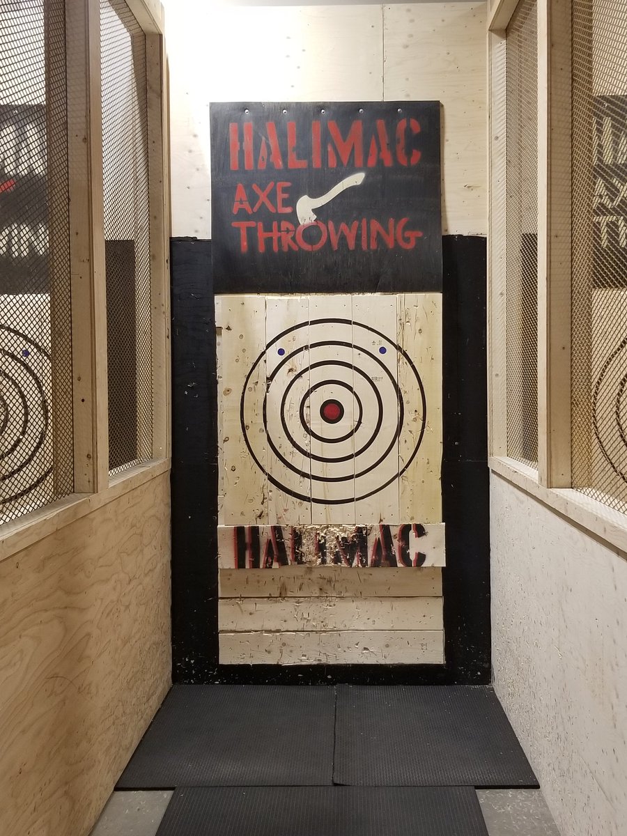 GregDumaresque's tweet photo. Great evening of friendly competition with this bunch #AtlFandAMGForum #halimacaxethrowing #wellness https://t.co/QJnDMw1fdP