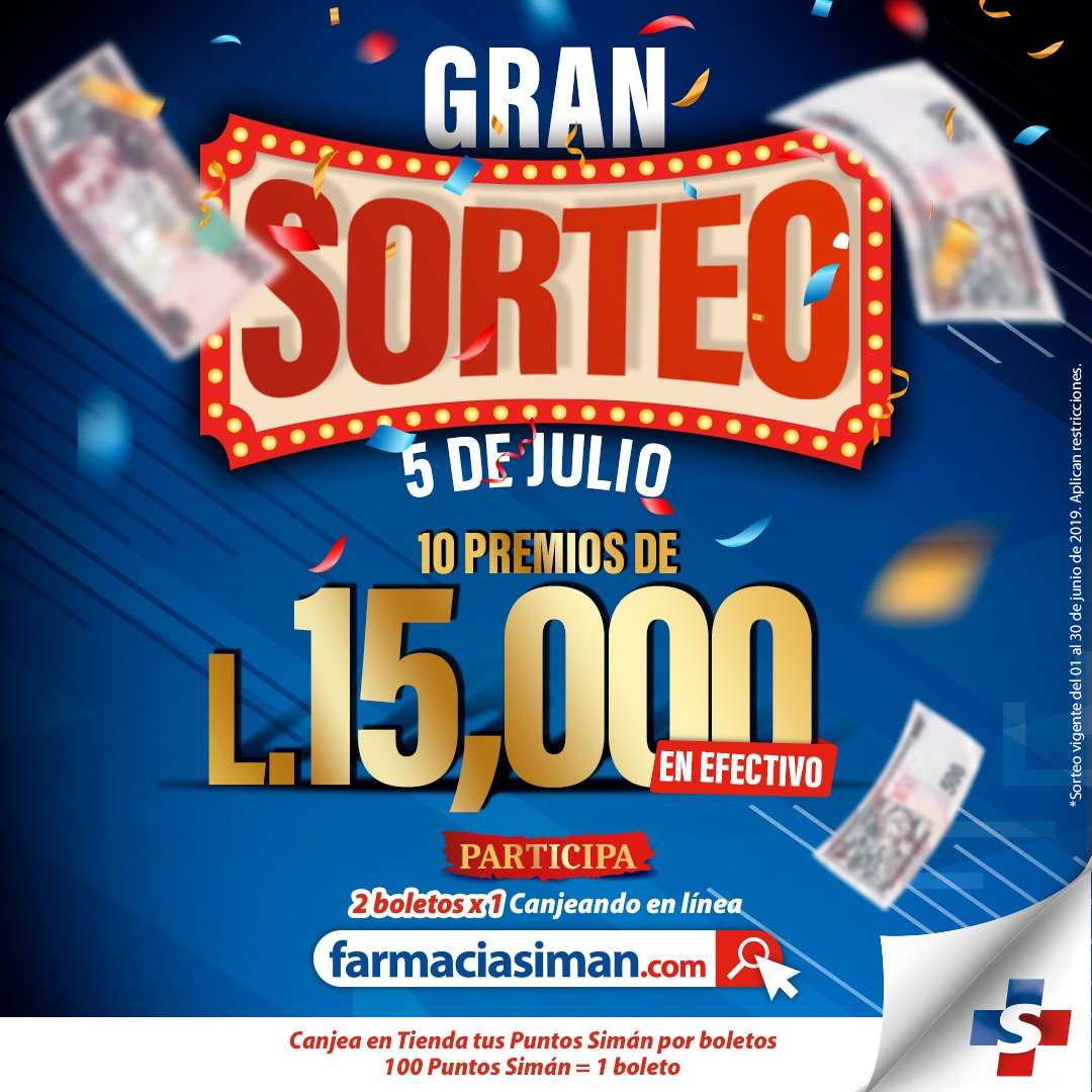 Sorteo efectivo premio