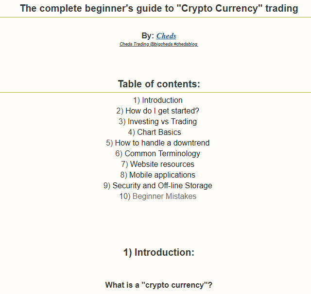 BigCheds's tweet photo. The Complete Beginners Guide to Crypto Currency Trading (107679 Views)

The #1 FREE guide for starting Crypto currency trading - From me to you.

https://t.co/EA27ntDPq4 https://t.co/OToVwFFcVK