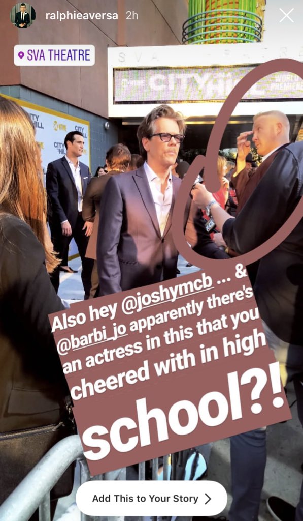 barbidoll's tweet photo. Triple💗 When @ralphieaversa & @JoshyMcB are werkin’ the @SHOCityOnAHill Red Carpet & DM they met fellow talented JHS Cheerleader, @mandaclayton! 🙌 Way to go, Amanda! #GoPanthers📣 https://t.co/WsAMwxBzNy