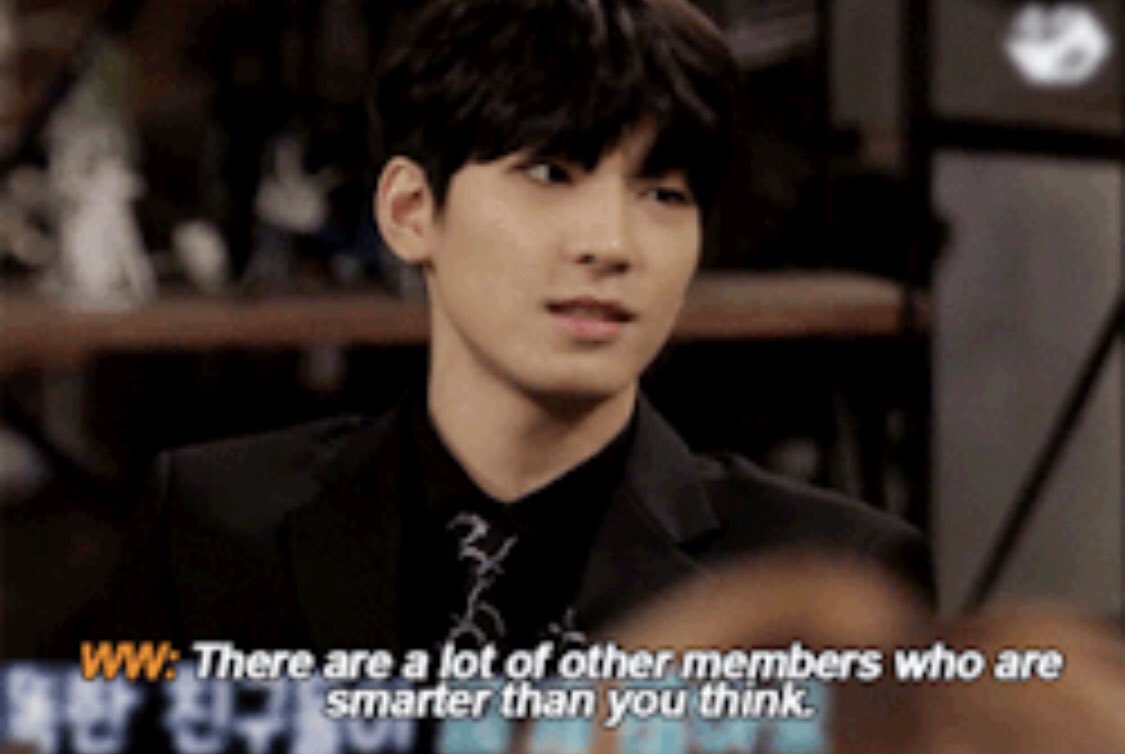 10. part 2: wonwoo saying idols are more than looks