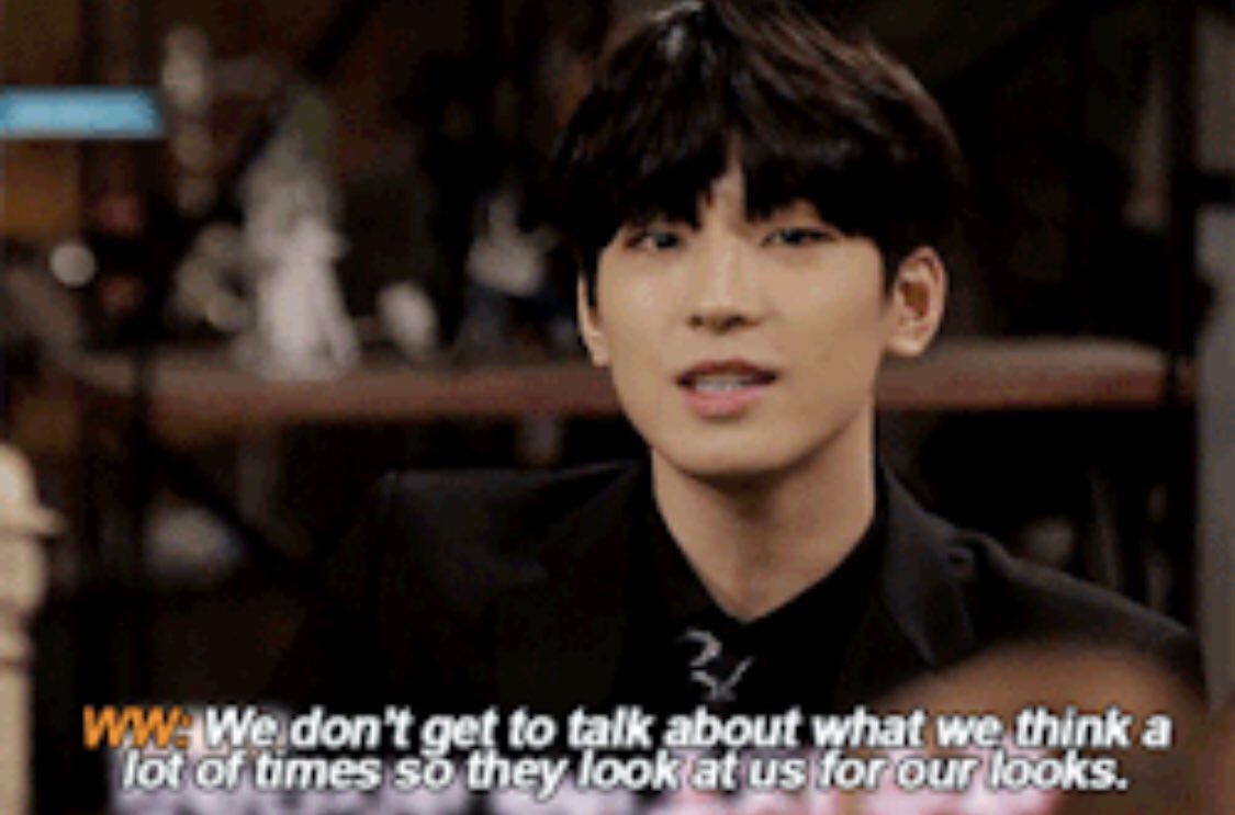 10. part 2: wonwoo saying idols are more than looks