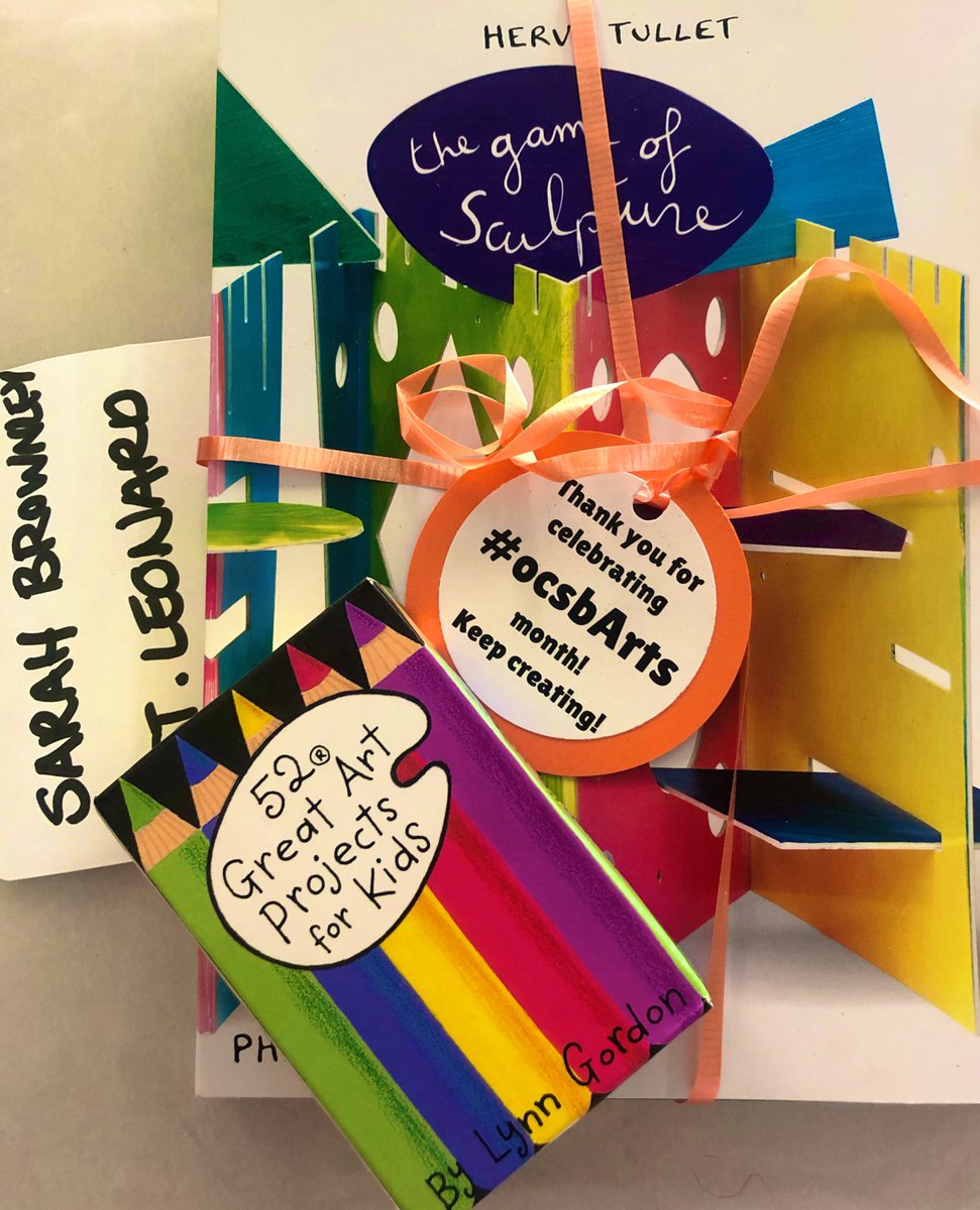 I found a lovely surprise in my mailbox today! 😍 Thank you @kcharlesocsb & @klewis_prieur for my #ocsbArts prize! 🎭🎨 It has been wonderful celebrating the arts during the month of May! 🕺🏼🎶 #CreativityCounts #KeepCreating