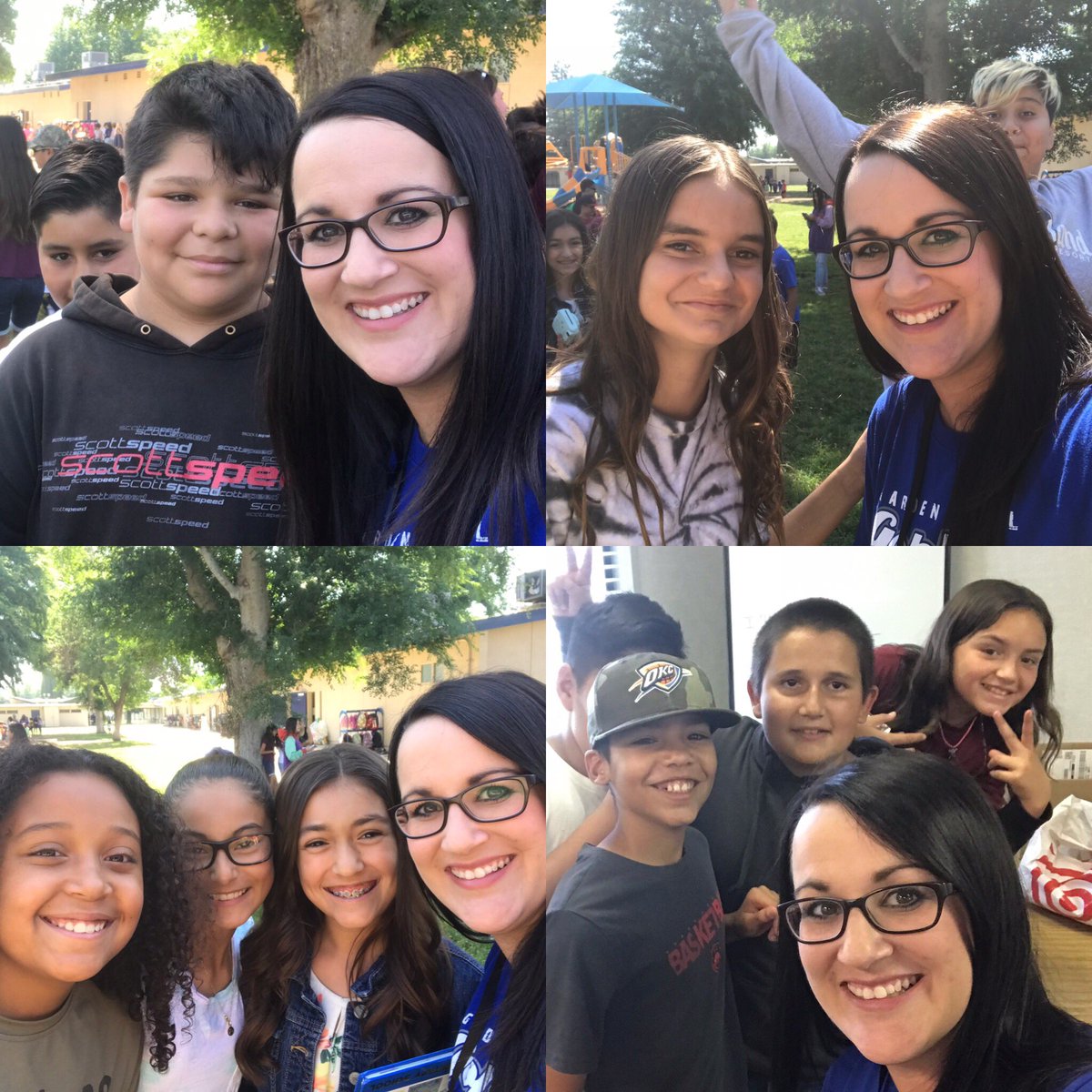 MrsATaylor17's tweet photo. Well year two is done and it is bittersweet. I am going to miss these stinkers! 💙💛💙💛#gardenelementaryk6 https://t.co/8WLjjCKP01