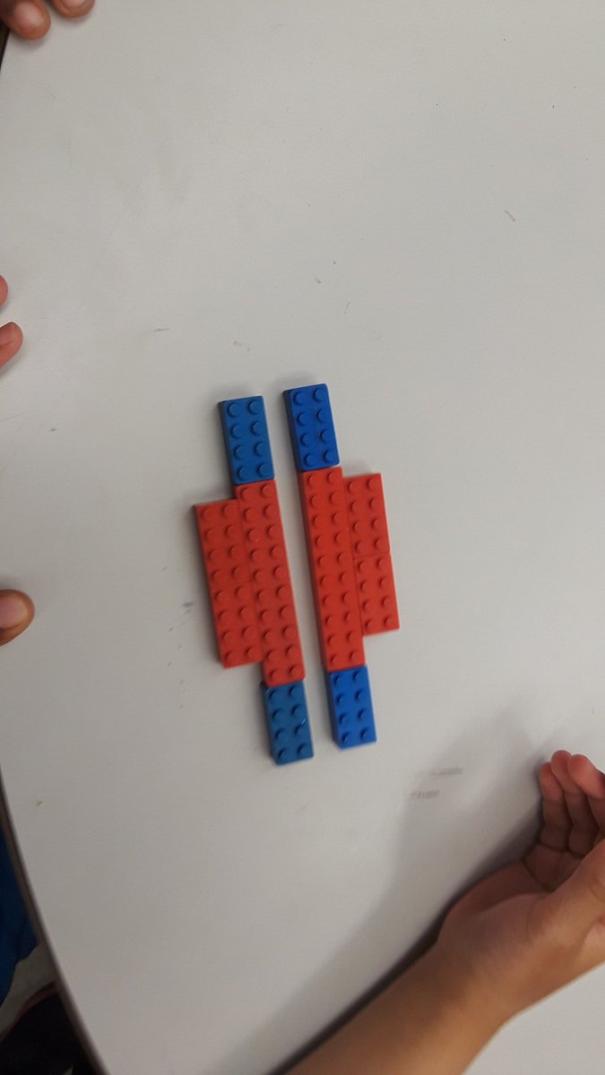 avirginia11's tweet photo. 'Lego symmetry' challenge made by D.K., S.I., H.F., L.K and R.A. @TDSB_Grenoble. 👏Fun way to learn by playing in @EarlyYearsTDSB 😊 #demonstratinglitercyandmath.  @tdsb @TDSBmath411 @Michell67291739 https://t.co/9DOJRAjkIs