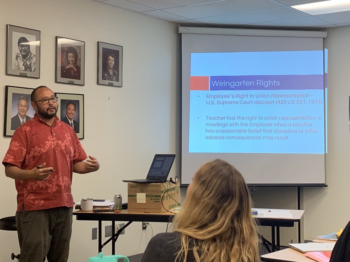 MiliLaff's tweet photo. My old Principal Melissa Scott (RIP 🌹) taught me that she’d walk into a class or prof development saying to herself, “I am here to learn.” I’ve always remembered that.
Today I’m learning about @HSTAvoice as a newly-elected “School Level Leader.” #IAmHereToLearn #NoSummersOff https://t.co/sqEgB3DnR5