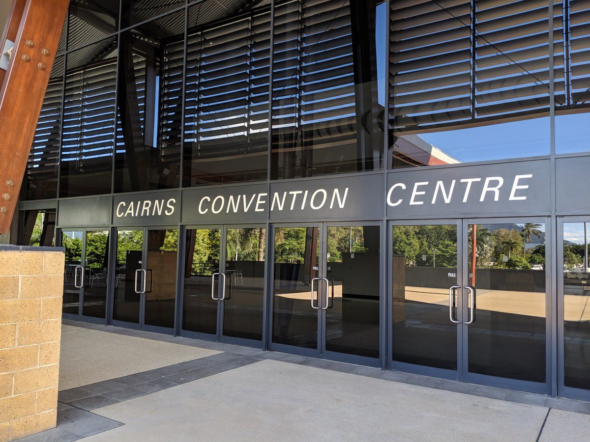 CICMANZ's tweet image. Set up has began in sunny Cairns! We can’t wait to see everyone at the #cicm2019asm