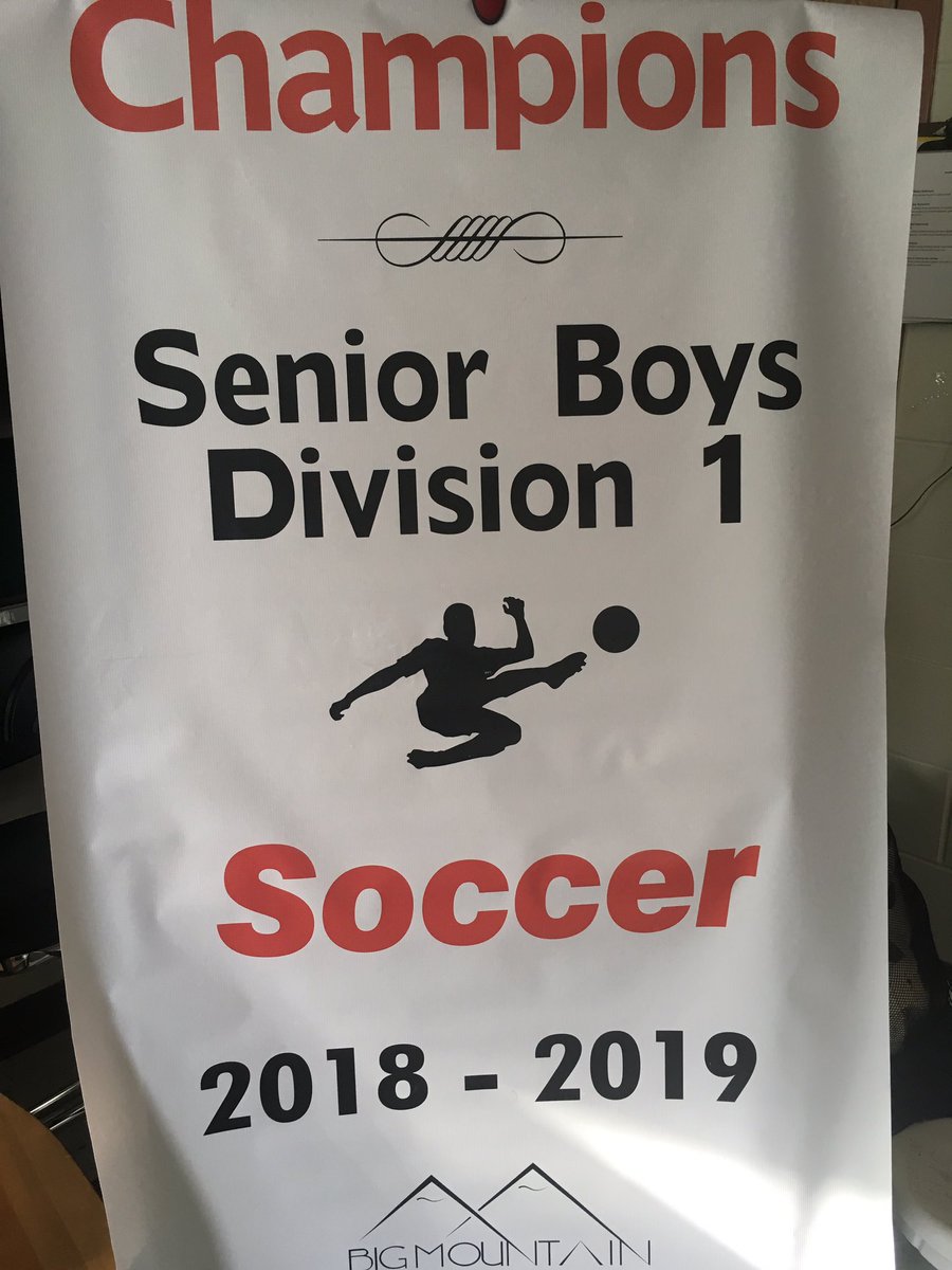 With 3-2 buzzer beater against @NDHSCCSD Boys⚽️ claim title! #gobrowns