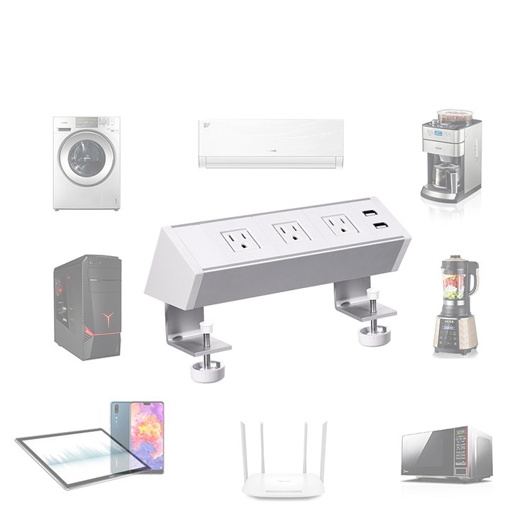 MiaDing4's tweet image. New clamp on desk edge socket with UL certificate for office furniture, workplace, hotel, kitchen, etc. #desktopsocket #officefurniture