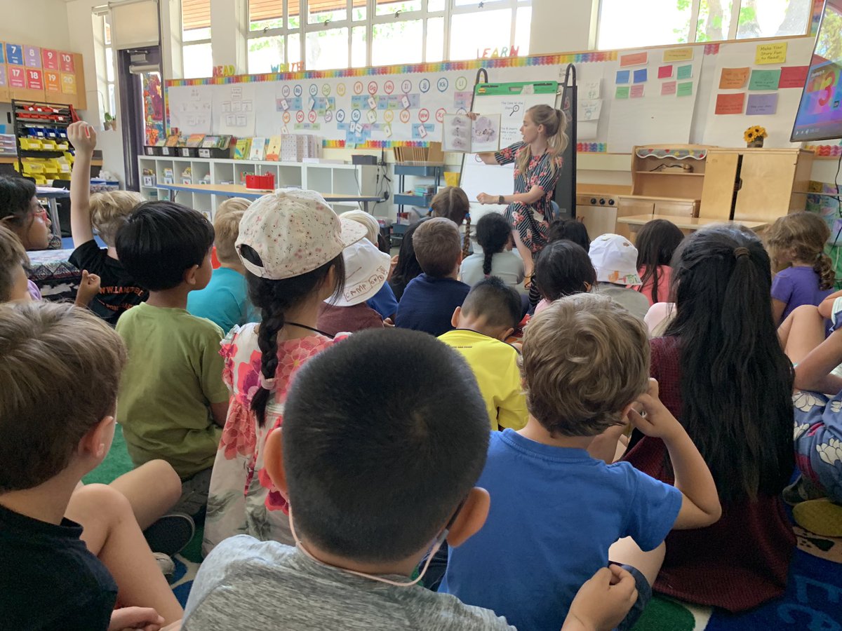 MissKimsKinders's tweet photo. Soaking up some last-days-of-k sweetness together as Team Kindy. So thankful for Miss Dugan and all things K. #LoveThisCrew #LoveMissDugan #SlowDownTheDays #DontBlink #AlmostFirsties @lasdk8 @OakPrincipal @kattell @MissDugansKs https://t.co/zubnnW0dK0