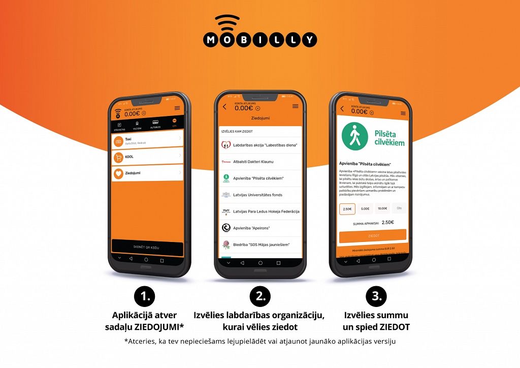 marruciic's tweet image. Mobilo sīkmaksājumu lietotne #Mobilly laiž klajā risinājumu, kas ikvienam aplikācijas lietotājam ļaus ziedot izvēlētajam labdarības mērķim
db.lv/zinas/mobilly-…

P.S. Pirmā sporta organizācija platformā - @paraledushokejs #paraledushokejs

Paldies @Mobilly par šo iespēju!