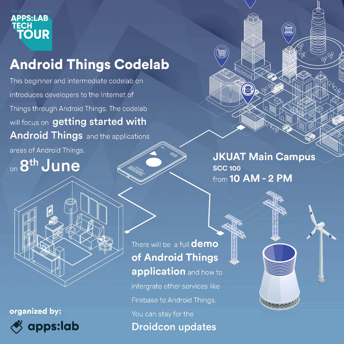 wangerekaharun's tweet photo. Happening this Saturday
#AppsLabTechTour https://t.co/FS1H1cXXuJ