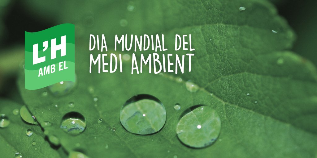 lh_on's tweet photo. Avui, 5 de juny, és el dia mundial del medi ambient. Unes ciutats respectuoses amb el medi ambient, per un demà sostenible. #cosesbonesLH https://t.co/Ux7w0dTxSM