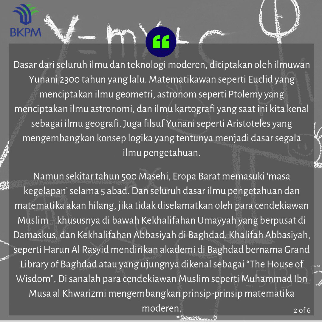 tomlembong's tweet photo. Selamat Idul Fitri 1440H (Bagian 1): Berkat Umat Islam Menyelamatkan Ilmu Pengetahuan, Kita Bisa Menikmati Dunia Moderen &amp; Revolusi Teknologi Saat Ini. 🕌📱🌇🇮🇩
Video Lengkap: https://t.co/oNkGylKDb3
Pernyataan Lengkap: https://t.co/MRSXzFOGOe https://t.co/iE7186e298
