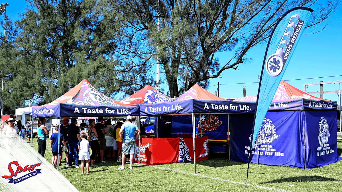 SpurSports's tweet photo. Are you joining us for the first June #DRSU Tournament today? 🏉 We have #SpurBurgers! #SpurSports #Rugby #Durban https://t.co/YiC5V8KN7I
