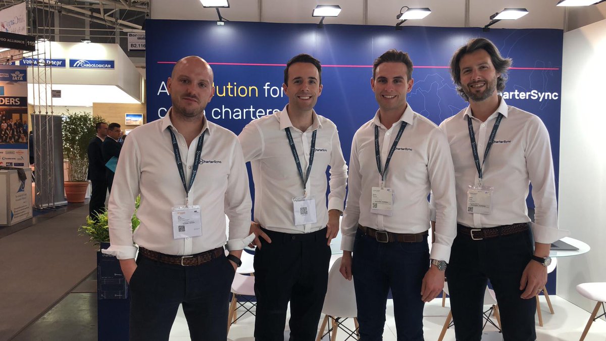 CharterSync's tweet photo. We are ready for Day 2 at #AirCargoEurope - come join us at stand 116 Hall B2 and find out more about our new platform, that will transform the air cargo charter market! #ACE2019 #transportlogistics #futureoflogistics https://t.co/fkWPsz1d7q