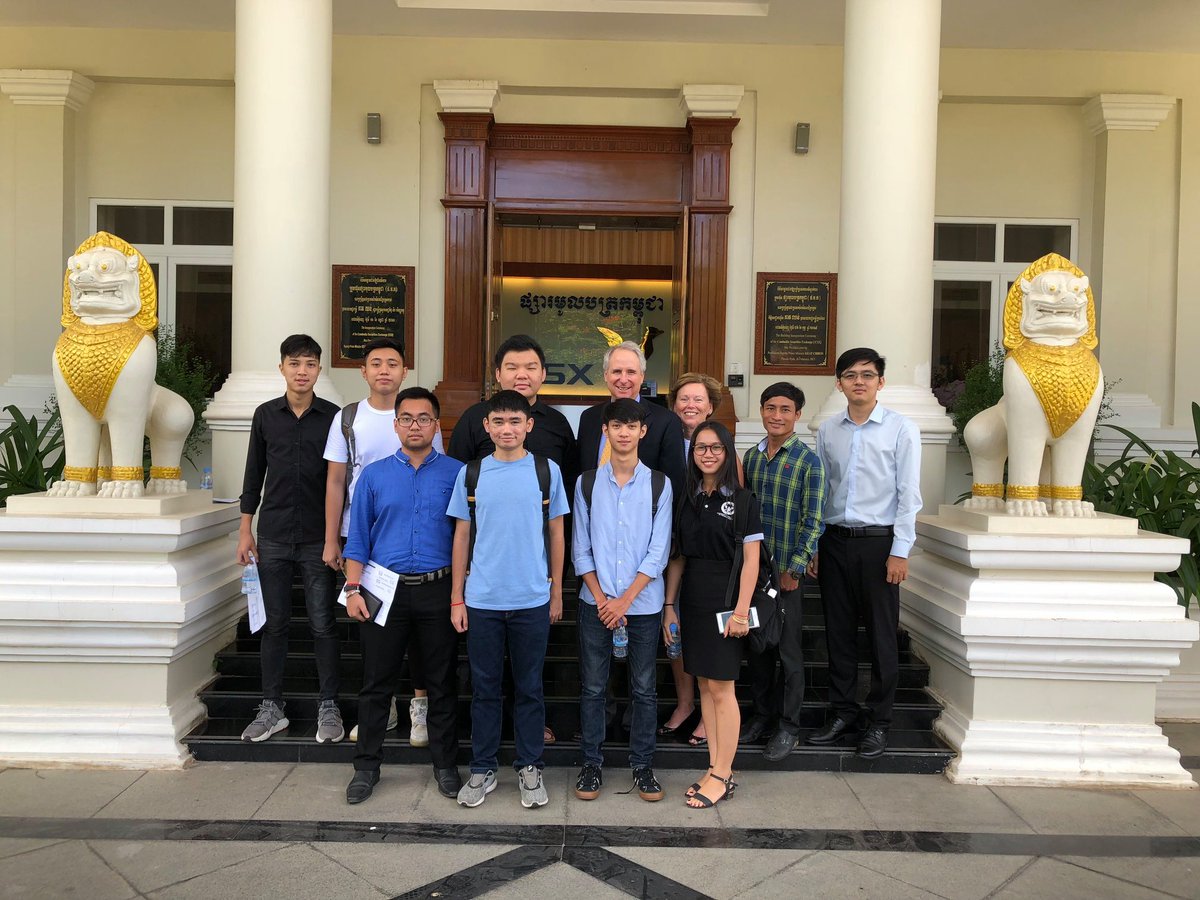 Aupp_kh's tweet photo. AUPP Business class recently visited the Cambodia Securities Exchange (CSX), where our students had the opportunity to learn about how financial markets work and their importance in the development of a country’s economy. 

Join AUPP today to explore more opportunities. https://t.co/BlbRPnfo57
