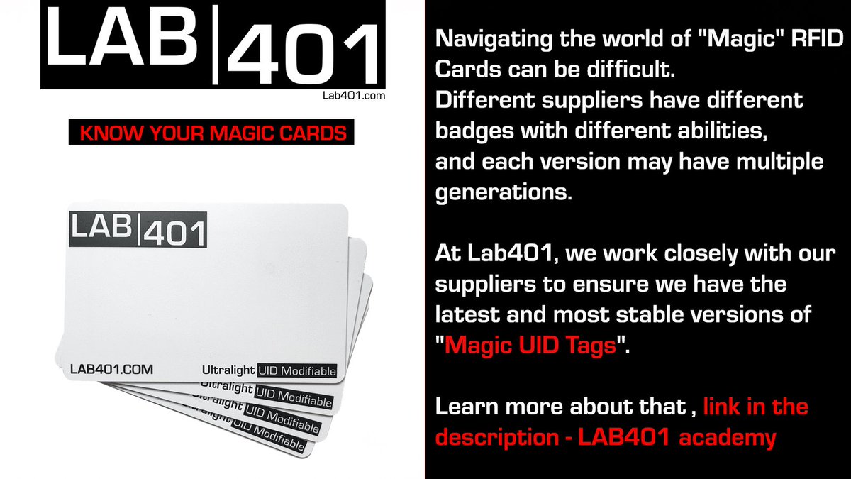 Lab_401's tweet image. Check the ULTRALIGHT-C COMPATIBLE TAG - UID CHANGEABLE!!
we offer free shipping worldwide for orders over 50 Euros :)
lab401.com/products/ultra…
#uidcard #nfc #rfid #pentesting #infosec #redteam #blueteam #hacking