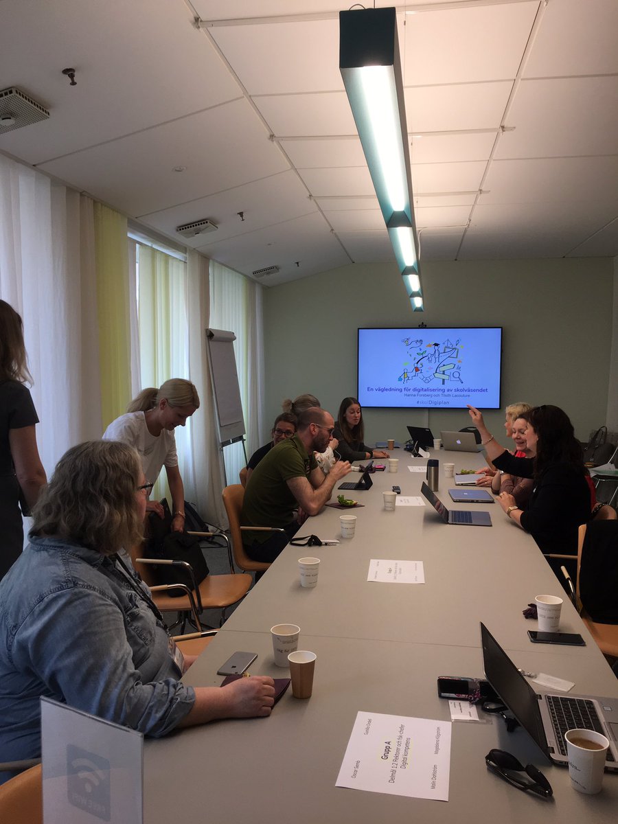 Workshop på SKL om vägledningen för digitalisering nationellt. Så spännande att få bidra <a href="/cegus_s/">Cecilia Gustavsson</a> #digitaliseringsomhävstång