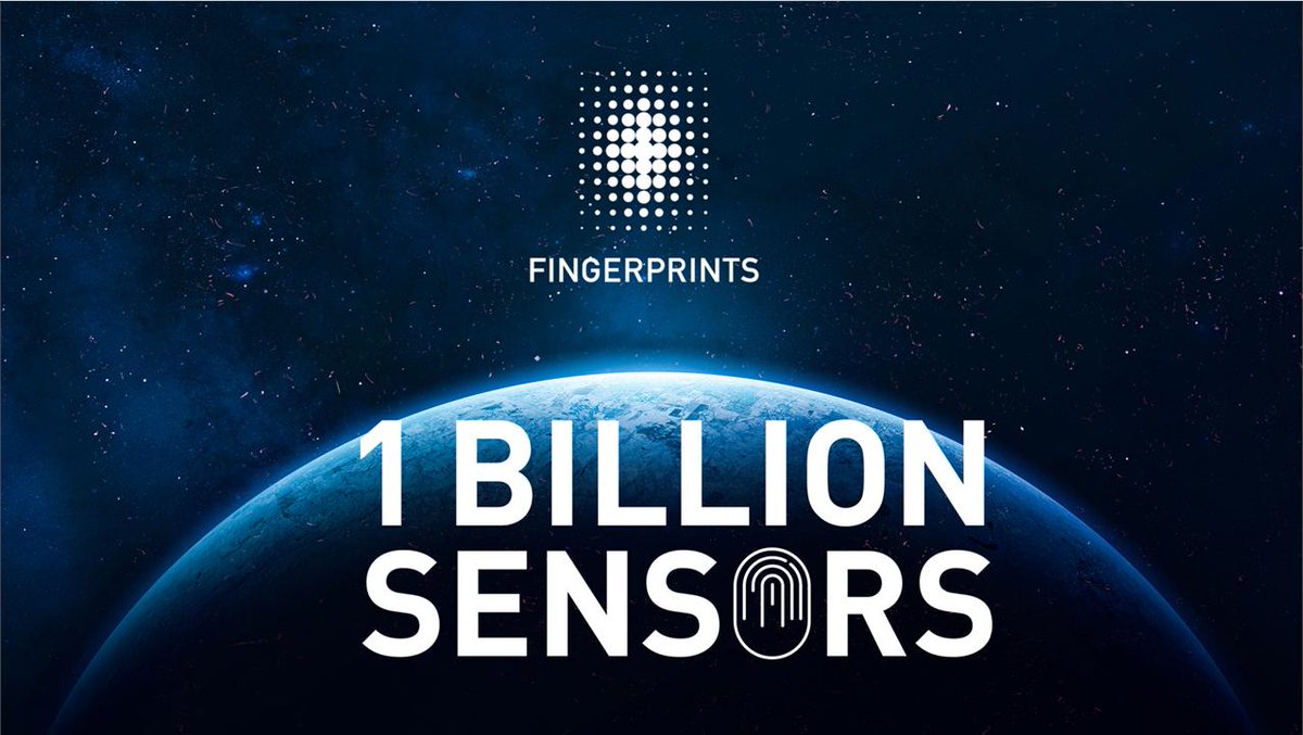 FingerprintCard's tweet photo. Last month we announced that we had shipped 1 billion #fingerprint #sensors worldwide. But how did we get here, and where do we go next? Read our CEO’s latest blog to find out: https://t.co/StEvQKoaBP https://t.co/X0BxYWKZSr