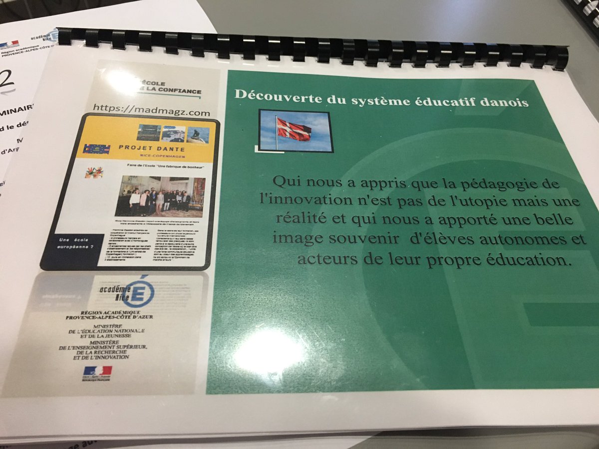 SophiePatrie's tweet photo. Développement et accompagnement des néo-titulaires en Europe . Équipe Danemark #Erasmus+ #acNice @AnnaCasella https://t.co/DG4gygVaSW
