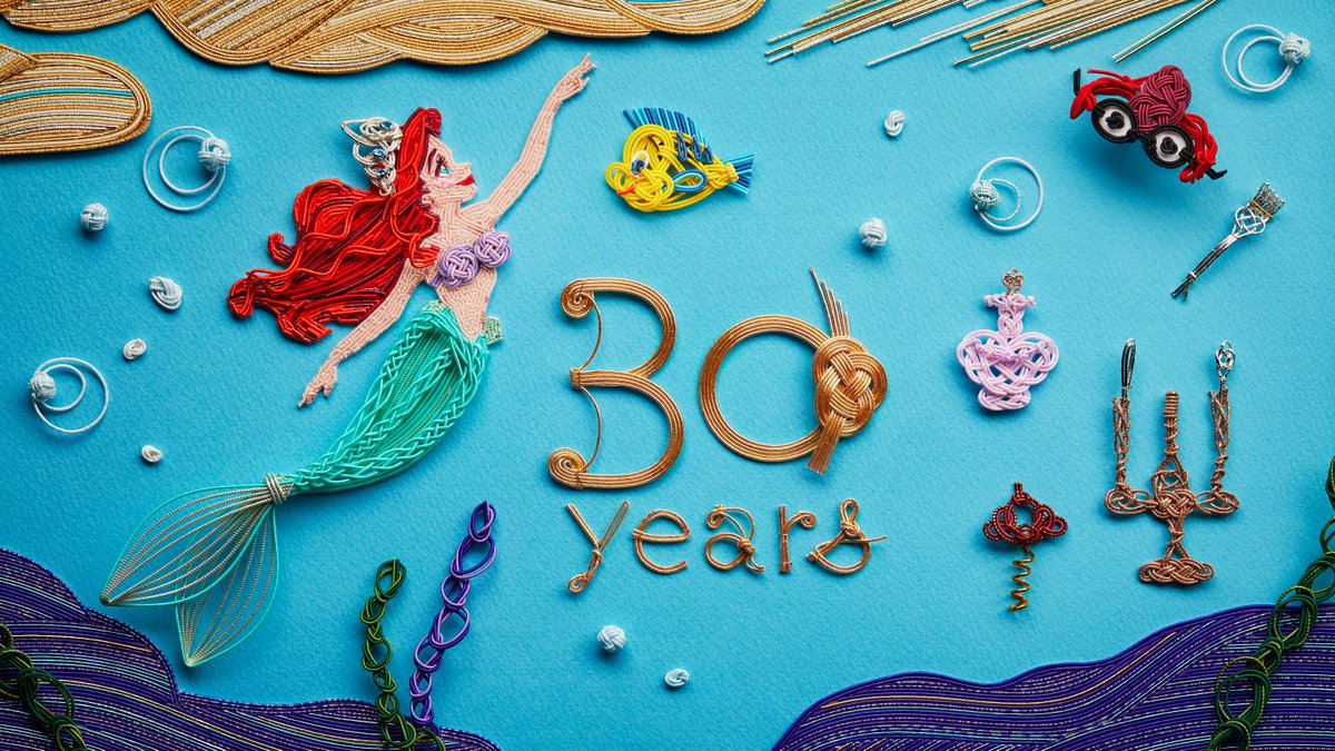 水引」を使って世界を表現? 『#リトルマーメイド』30周年記念、日本 