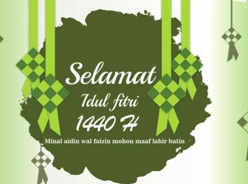 Selamat hari raya Idul Fitri. Mohon maaf lahir batin