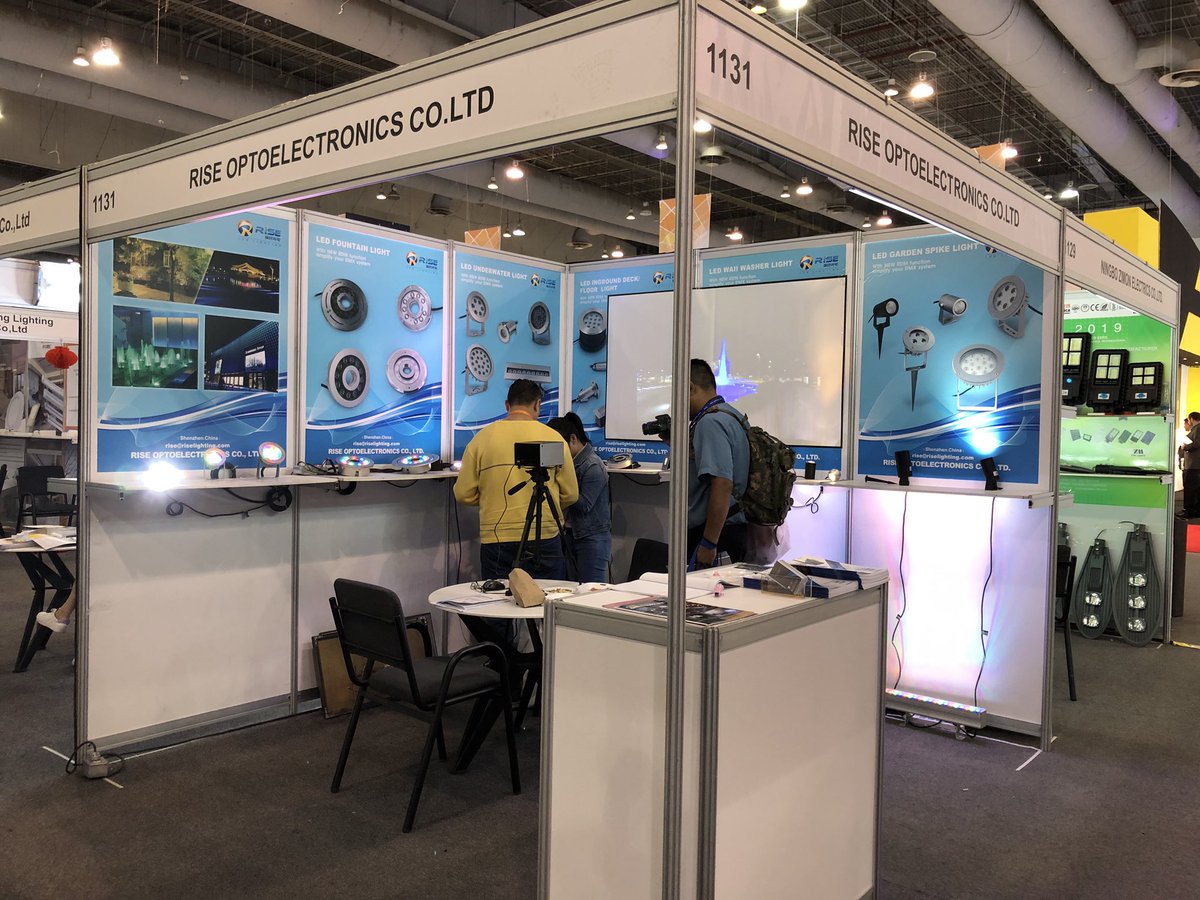 Expo 2019 Electrica International (MEXICO lighting fair), thanks for all customers , especially RISE regular customers.