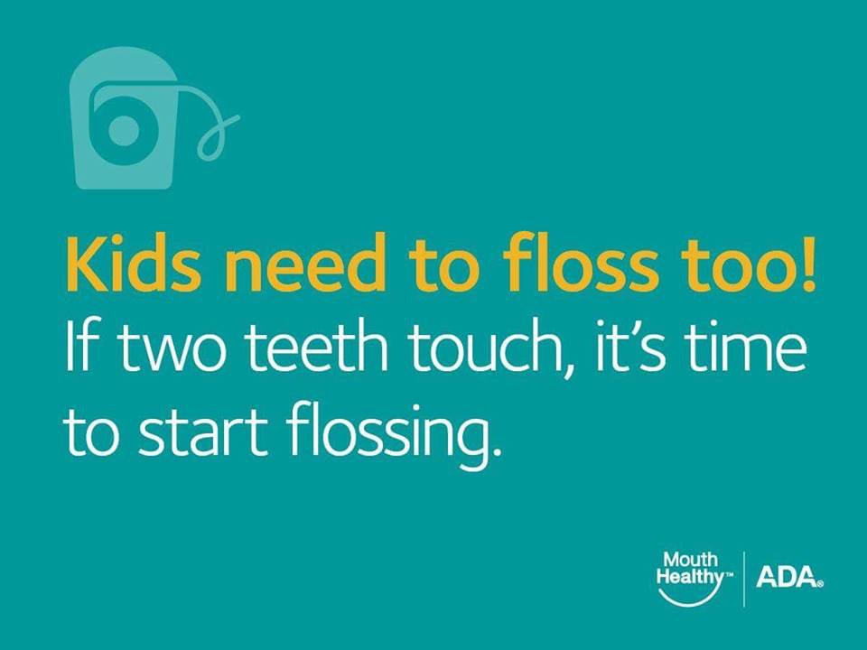 Only you can prevent cavities…well until kids are old enough to floss on their own.

#dentist #properflossing #cavityprevention #miniadulting