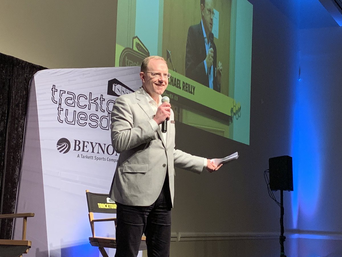 TrackTownUSA's tweet photo. TrackTown USA CEO, Michael Reilly closes out this year’s final #tracktowntuesday by sharing information on the 2020 Olympic Trials.

We are 381 days away from the start of #TrackTown20! https://t.co/o7Sgmp0jSC