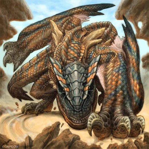 ティガレックスさんMHWアイスボーンに来たぁああ!めっちゃ怖いけど嬉しい♪
PSP時代にティガさんに追い回されながら必死に撮影しつつ描いたティガ絵もペタリ?✨ #MHWアイスボーン 
