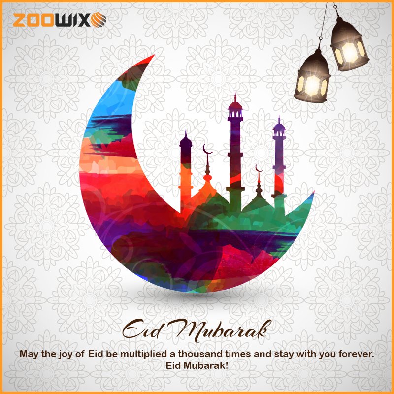 zoowixo's tweet photo. "May Allah bring you joy, happiness, peace and prosperity on this blessed occasion. Wishing you and your family on this happy occasion of Eid! Eid Mubarak!"
#EidMubarak #Eid #Eid2019 #Zoowixo #Zooneto https://t.co/9OqrhwGOGs