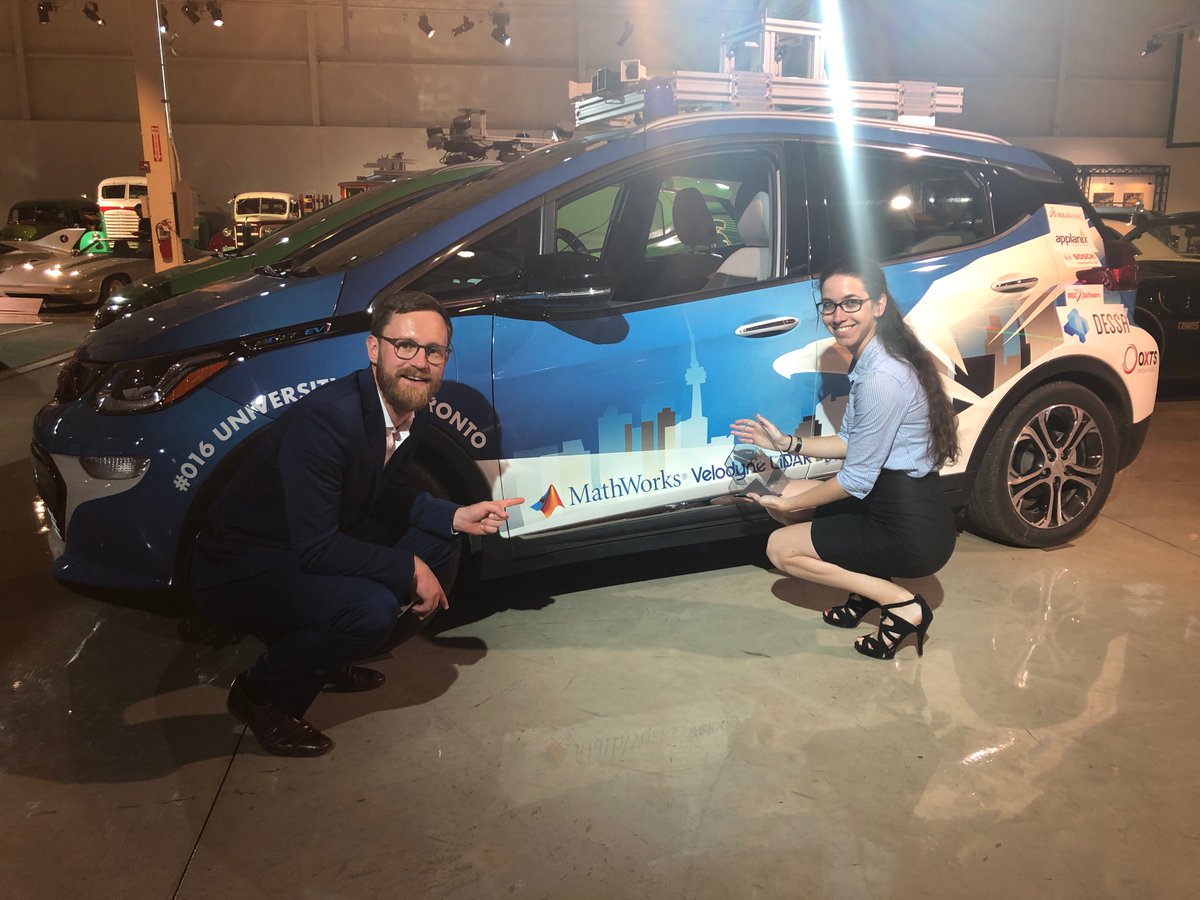 herrpollo's tweet photo. Kudos @a_UToronto for winning the @MathWorks Simulation Challenge at SAE AutoDrive Y2 Finals!! https://t.co/LGsApXVdUO … #ADAS #automated #driving #matlab #simulink https://t.co/AQdctgWFBP