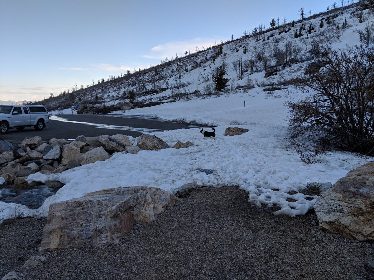HumboldtToiyabe's tweet photo. Use caution at Angel Lake. Lots of ice, snow, and water level is very high. #angellake #wellsnevada #Caution https://t.co/oo50NsltMO