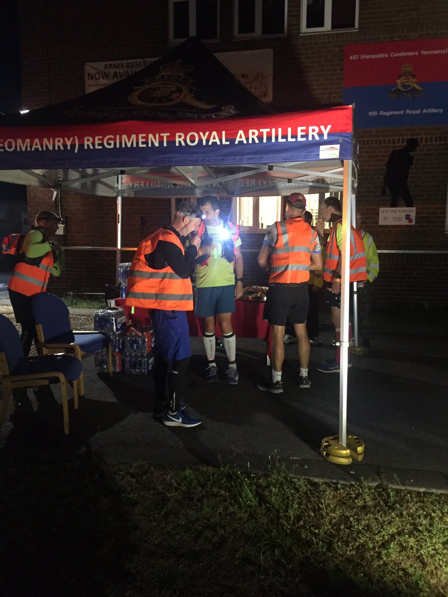 457Bty's tweet photo. The awesome runners are hitting the water stops with great time before they hit their next water stop at Southampton Veterans Drop in Centre !! Great work everyone !! @RUNTOPEGASUS @VETERANSCHARITY #DDay75  @7AirDefence @106RegimentRA #RTP https://t.co/oZhJaXxyEe