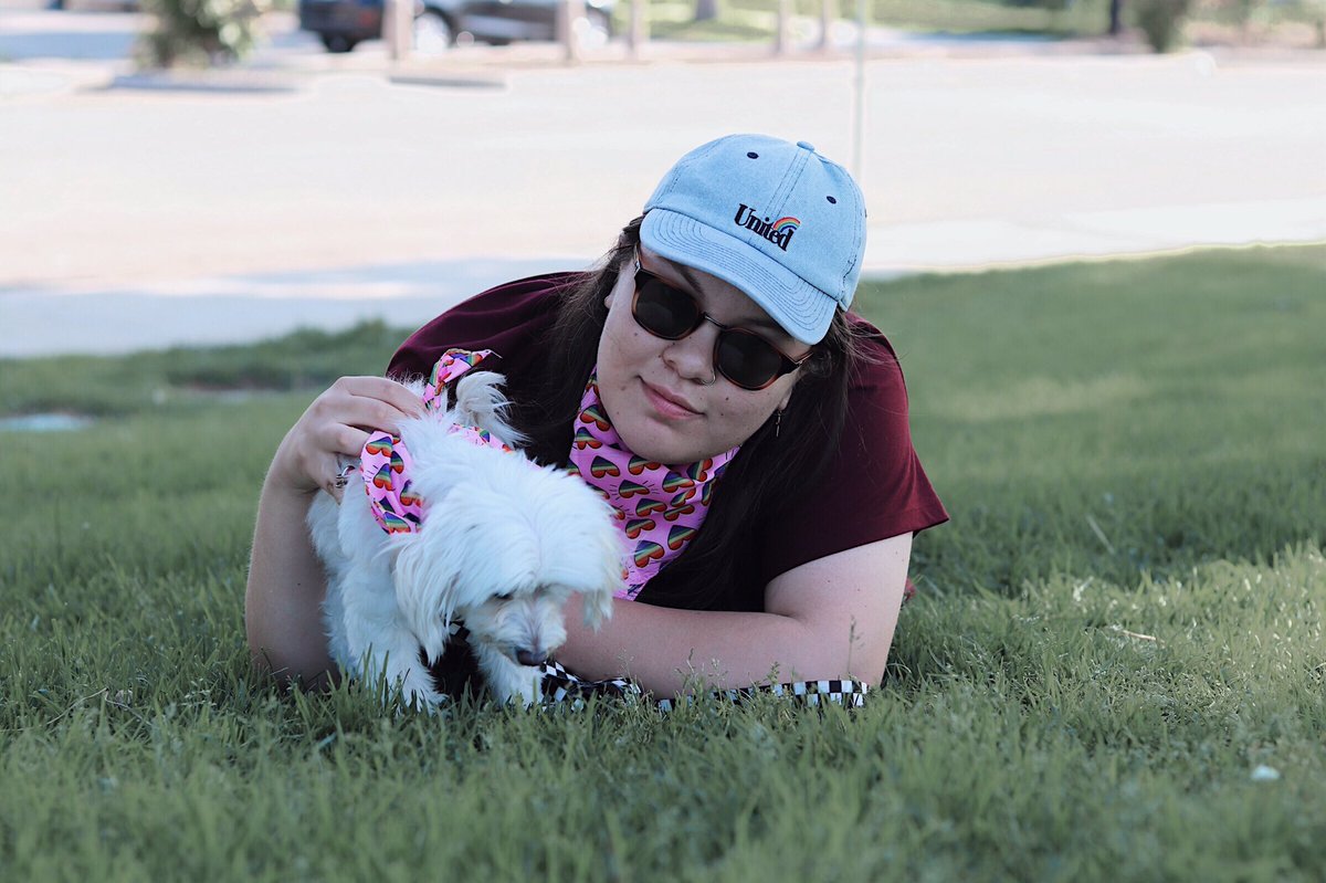 coastinthru's tweet photo. it’s hard being pride dog moms 🌈 https://t.co/8iGVH5AVXT