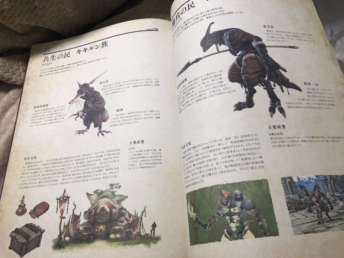 やしろあずき ゲームの攻略本っていうより世界観をガッツリ解説してるような設定資料が好きな人間なのでff14のこれは本当に神の本だと思ってる まず見た目からして最高 やしろあずき ゲームの攻略本っていうより世界観をガッツリ解説してるような設定資料が好きな人間なのでff14のこれは本当に神の本だと思ってる まず見た目からして最高