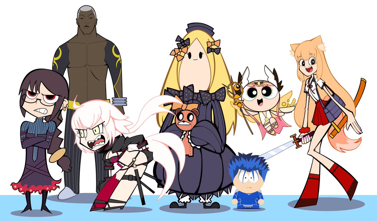 Fgo カートゥーンアニメ風のサーヴァント達