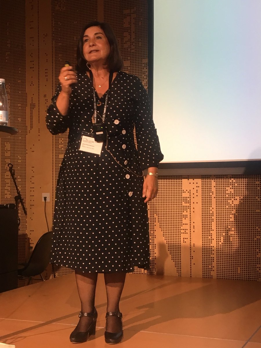 coffeemiss's tweet photo. Final #NextLibrary2019 keynote was ⁦@GPSalmeron⁩ who highlighted the important work ⁦@IFLA⁩ has done to promote how libraries support the #SDGs https://t.co/lEroQpwPX0